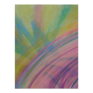 Poster P9 Couleur Unique Art Abstrait