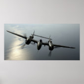 Poster P-38 Éclair (Devant)