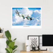 Poster P-38 Éclair (Bureau à domicile)