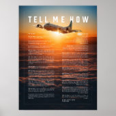 Poster P-3 Orion with Tell Me How ode to flight (Devant)