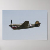 Poster P-40 Warhawk (Devant)