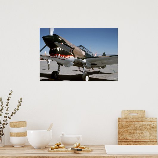 Poster P-40 Warhawk (Cuisine)