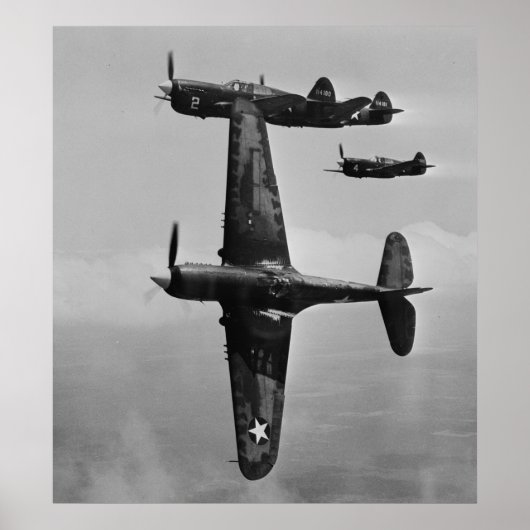 Poster P-40 Warhawks (Devant)