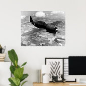 Poster P-47D Thunderbolt (Bureau à domicile)
