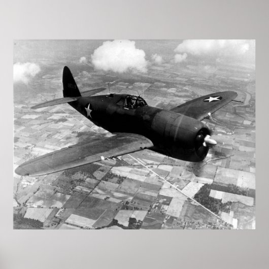 Poster P-47D Thunderbolt (Devant)