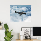 Poster P-51 Mustang (Bureau à domicile)
