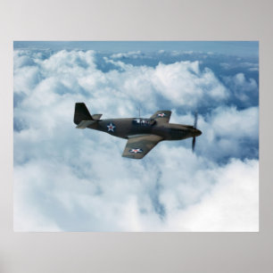 Poster P-51 Mustang