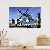 Poster P-51 Mustang (Cuisine)