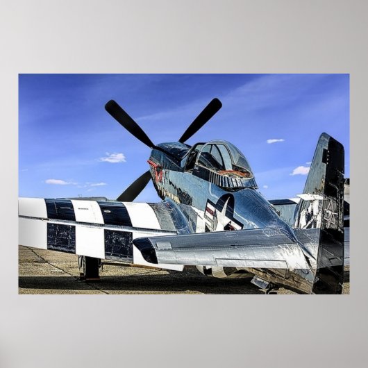 Poster P-51 Mustang (Devant)