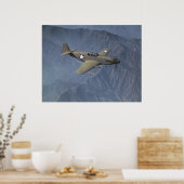 Poster P-51 Mustang (Cuisine)