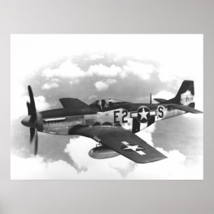Poster P-51 Mustang