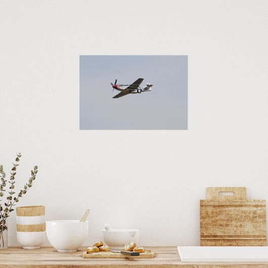 Poster P-51 Mustang (Cuisine)