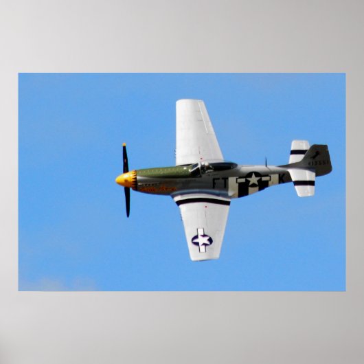 POSTER P-51 MUSTANG (Devant)