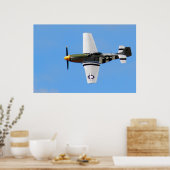POSTER P-51 MUSTANG (Cuisine)