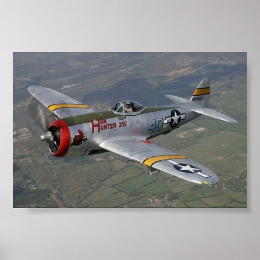 Poster p-51 Mustang (Devant)