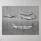 Poster P-51 Mustangs (Devant)