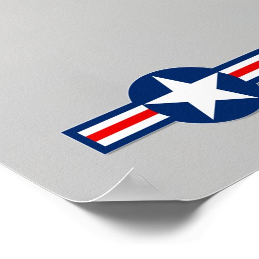 Poster P-51D, F-16C et F-15E (Coin)