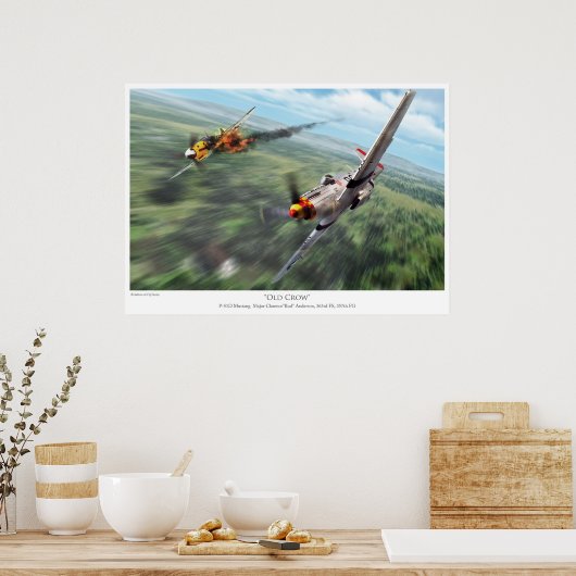 Poster P-51D Mustang (Cuisine)