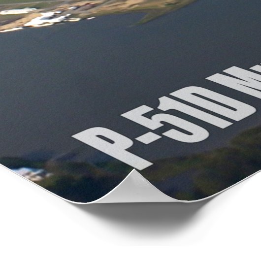 POSTER P-51D MUSTANG (Coin)