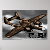 Poster P-61 Black Widow (Devant)
