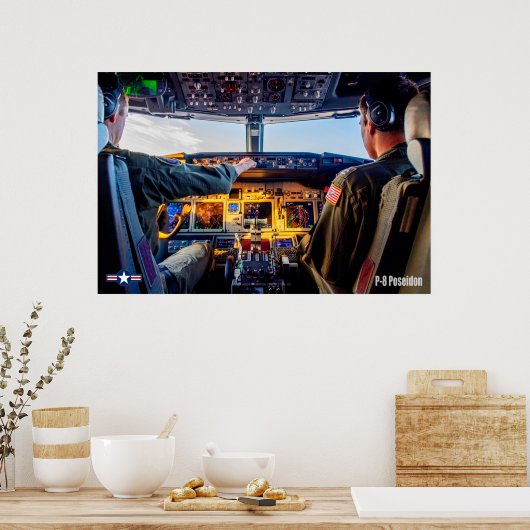 POSTER P-8 POSEIDON COCKPIT (Cuisine)