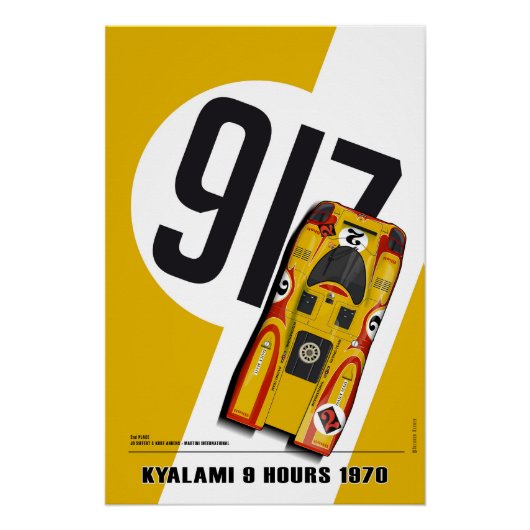Poster P 917 Siffert-Ahrens Kyalami 1970 (Devant)
