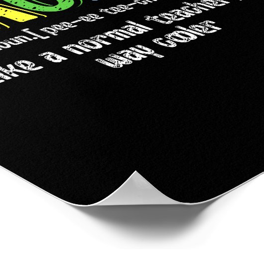 Poster P.E. Enseignant Définition Enseignant (Coin)