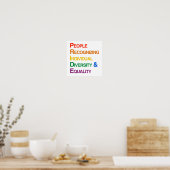 POSTER P-R-I-D-E : PERSONNES RECONNAISSANT LA DIVERSITÉ I (Cuisine)