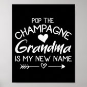 Poster P The Champagne Grandma Is My New Name  (Devant)