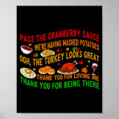 Poster P The Cranberry Sauce Mashed Tatoes (Devant)