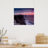 Poster Paarse Rock Psalm 36 (Frans taal) (Keuken)