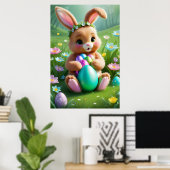 Poster paasbunny (Thuiskantoor)