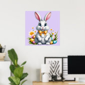 Poster paasbunny (Thuiskantoor)