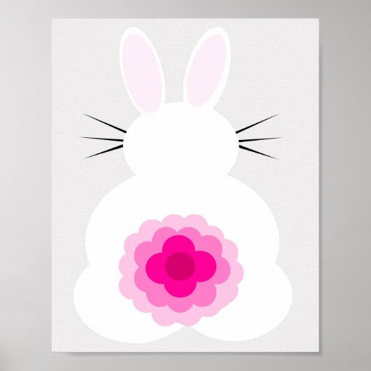 Poster paasbunny (Voorkant)