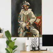 Poster Pablo Picasso - Pierrot (1918) (Bureau à domicile)