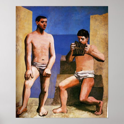 Poster Pablo Picasso - Pipes de Pan, 1923 (Devant)