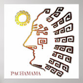 Poster Pachamama Machu_Picchu Silhouette (Devant)
