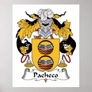 Poster Pacheco Family Crest