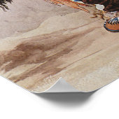 Poster Pachtuwa-Chta, Arikara Warrior Portrait par Bodmer (Coin)