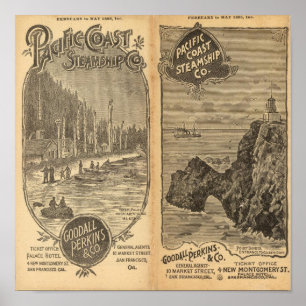 Poster Pacific Coast Steamship Company 2