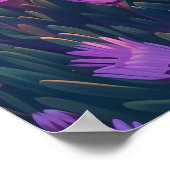 Poster Pacific Grove California Monterey Magique Purple (Coin)