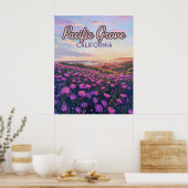 Poster Pacific Grove California Monterey Magique Purple (Cuisine)