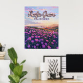 Poster Pacific Grove California Monterey Magique Purple (Bureau à domicile)