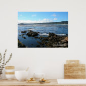Poster Pacific Grove sur les rochers (Cuisine)