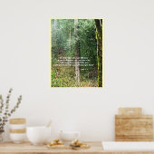 Poster Pacific Northwest Forest Isaiah 41:10 Imprimer (Cuisine)