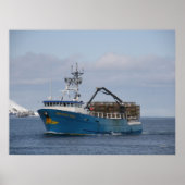 Poster Pacific Sun, Crab Boat in Dutch Harbour, Alaska (Devant)
