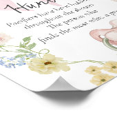 Poster Pacifier Hunt Baby Shower Game Sign (Coin)