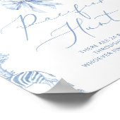 Poster Pacifier Hunt Toile de Jouy Safari animals (Coin)