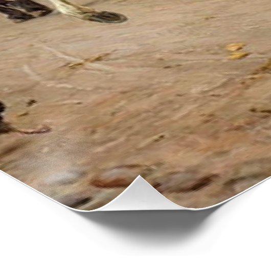 Poster Pack de chevaux vers 1878 (Coin)