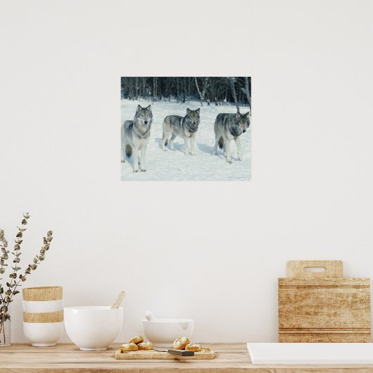 Poster Pack de loups (Cuisine)